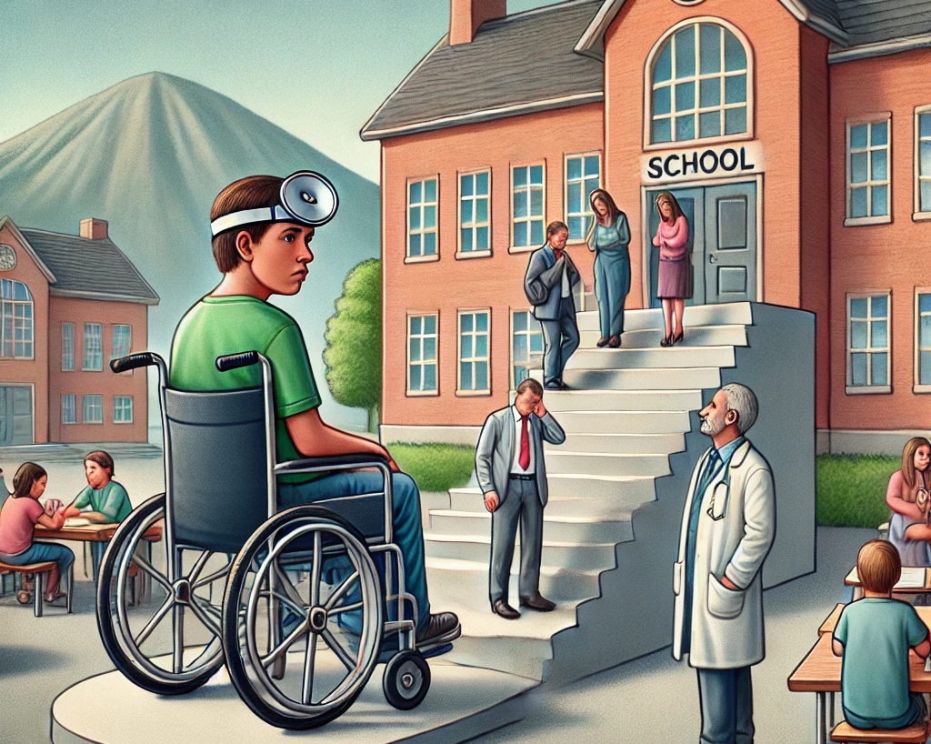 Gambar ilustrasi tentang model medis disabilitas